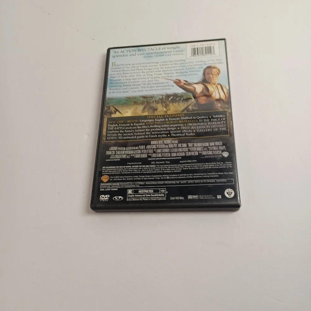 Troy (DVD, 2004) , 2 disc‎ widescreen edition